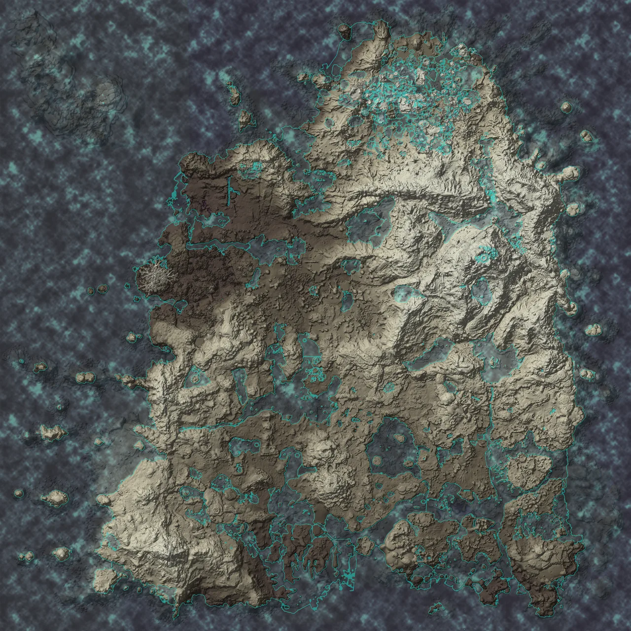 雾锁王国世界地图